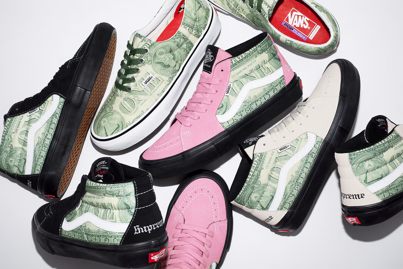 The New Supreme X Vans Skate Grosso Mid & Era 2023 Collab